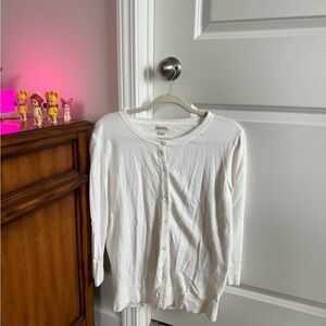 Merona White Women's Cardigan Sweater